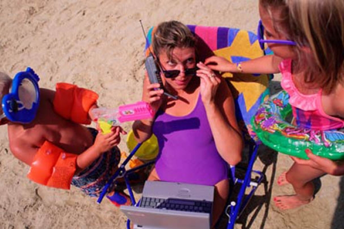 Aventuras y desventuras de una madre en la playa