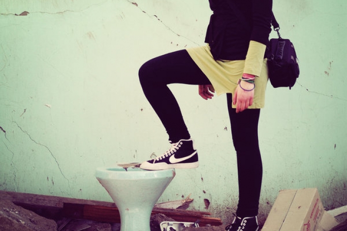 Los baños públicos producen pesadillas a las madres.